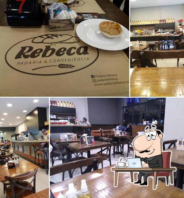 O interior do Padaria e Conveniência Rebeca