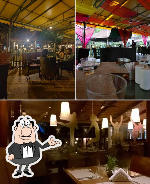 The interior of 9th Mile Dhaba