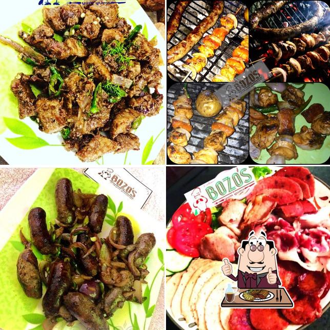 Bozo's Yum Yums - * Burgers, Sandwiches, Wraps / Rolls, Cutlets and Crepes * provides meat meals