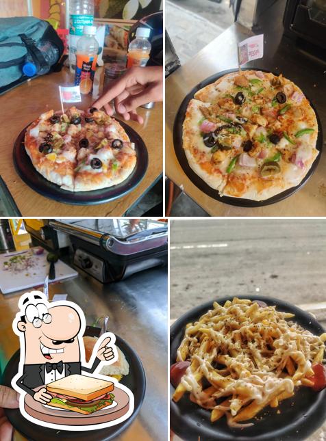 Grilled cheese sandwich at Snacks Adda