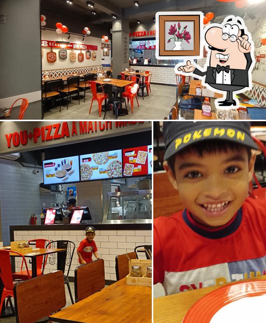 The interior of Pizza Hut Santosh Nagar, Hyderabad