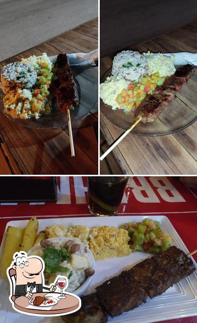 Espetinho e fatiado Cordeiro