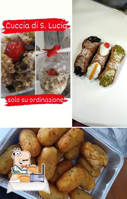 Pane all'aglio al LaPanella Arancine e cannoli siciliani