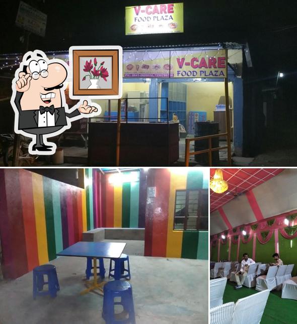Check out how V Care Food Plaza looks inside