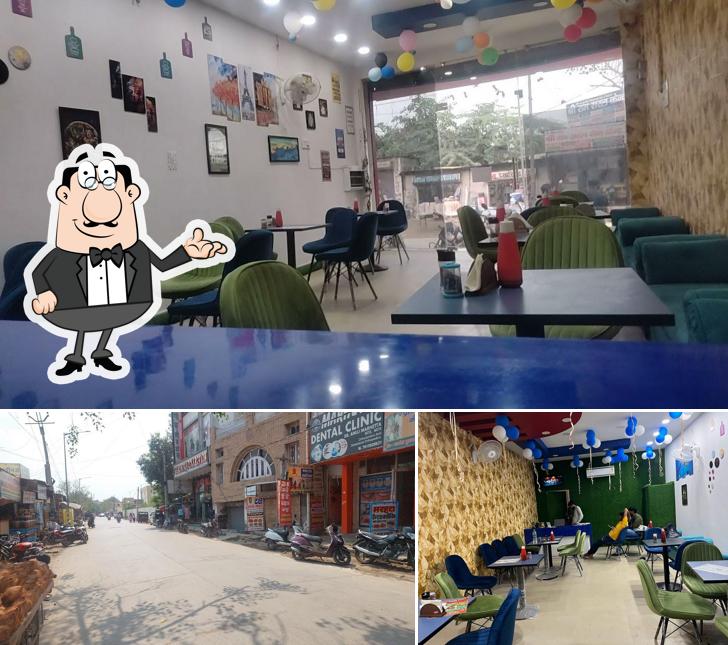 The image of pizza way’s interior and exterior