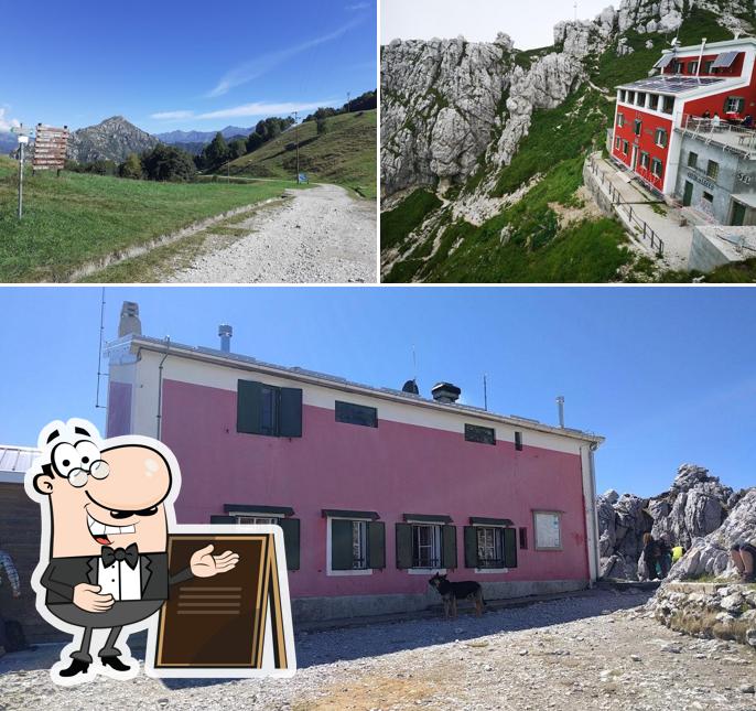Gli esterni costituiscono una caratteristica importante di Rifugio Luigi Azzoni