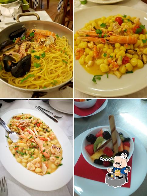Platti al Ristorante Il Granchio. Cucina di mare