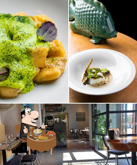 Tra le diverse cose da Borgo Salino si possono trovare la cibo e interni