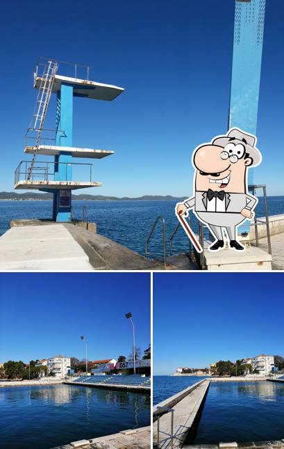 Goditi la vista dall'area esterna di Caffe Bar Bazen