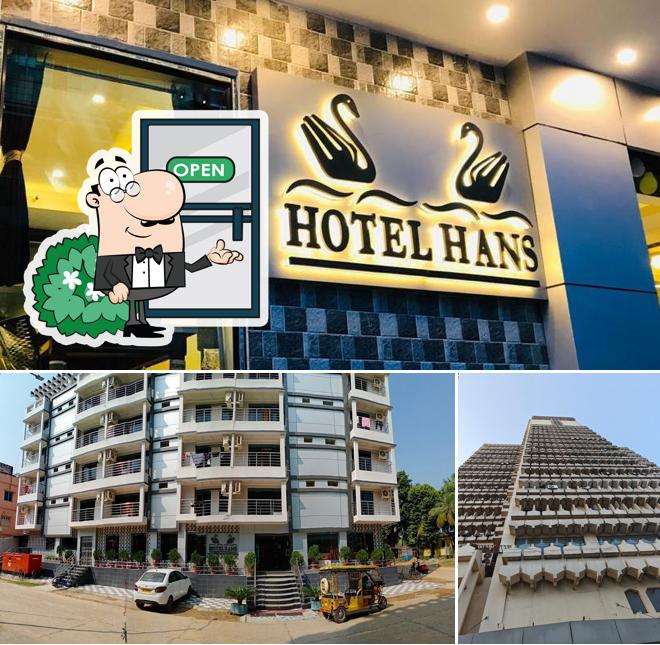 You can get some fresh air outside হোটেল হান্স Hotel Hans