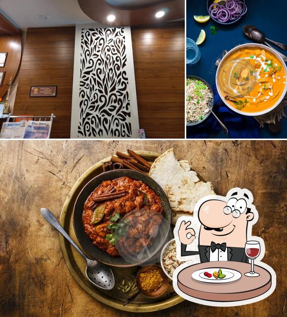 Among different things one can find food and interior at Lavanya Restaurant