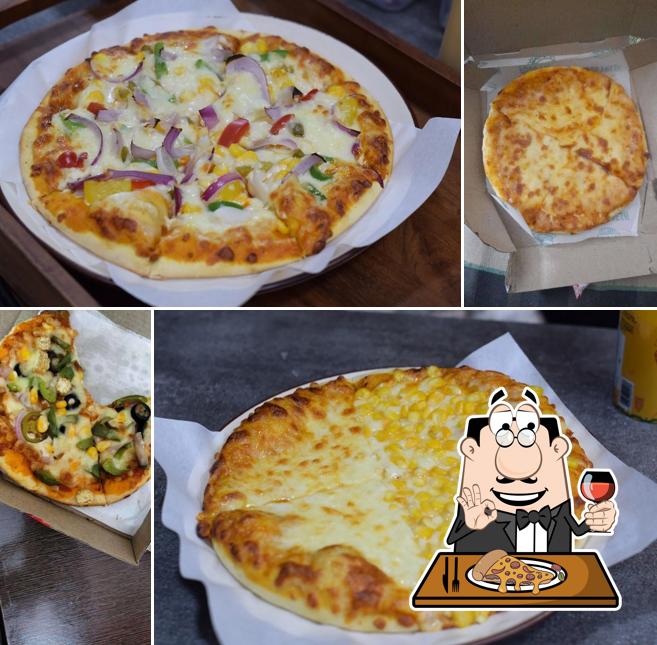 Pick different types of pizza