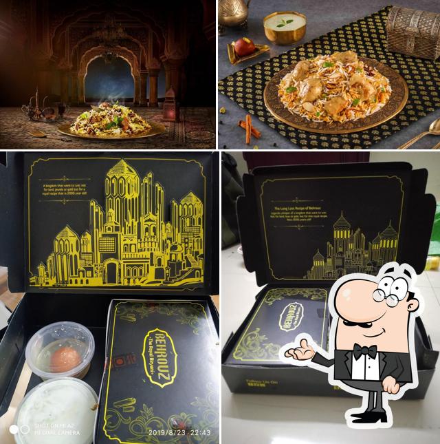 The interior of Behrouz Biryani Hingane FC Kitchen