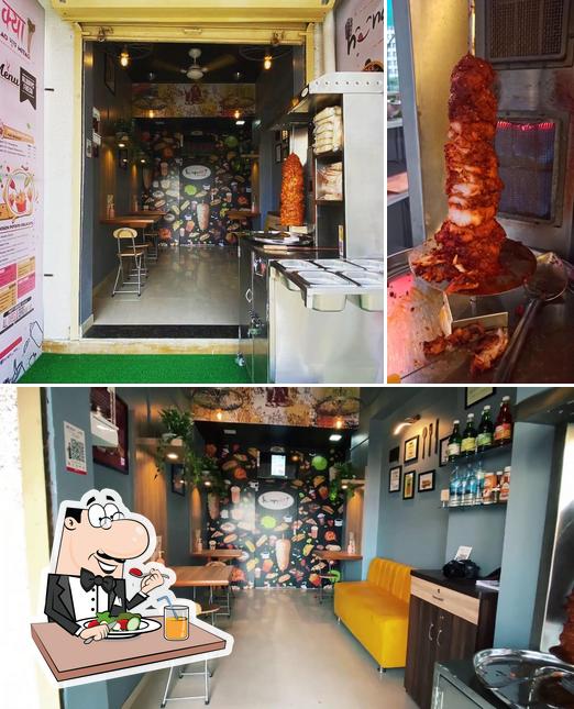 Among different things one can find food and interior at Hungry kya, यहाँ Aao भूख Mitao