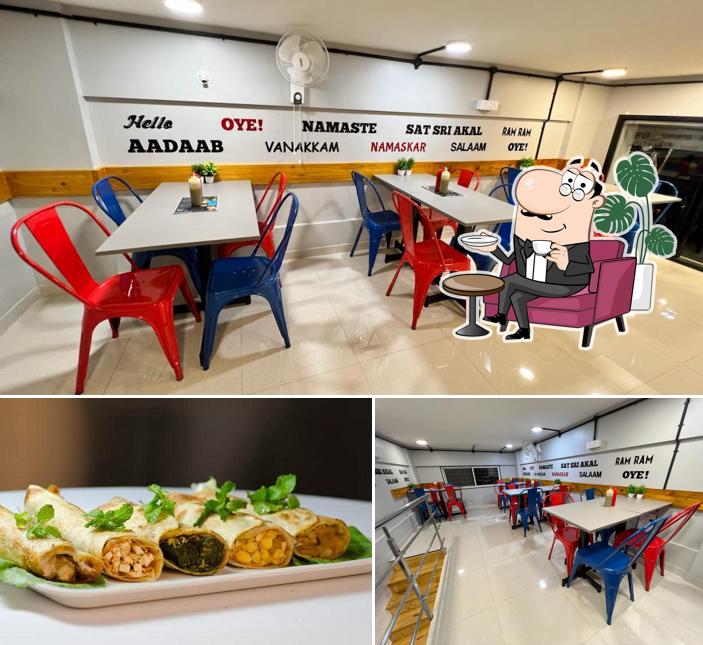 The photo of Rolls Mania Talegaon Dabhade’s interior and food