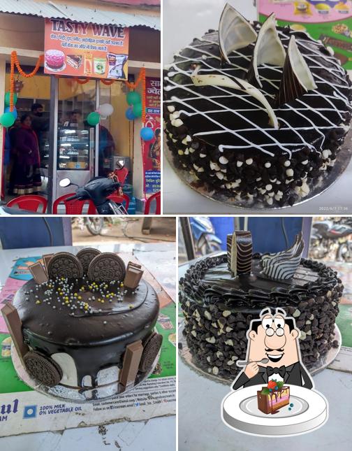 Chocolate cake at Tasty Wave