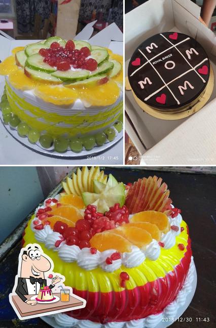 The Royal Bakery Fast Food offers a variety of desserts