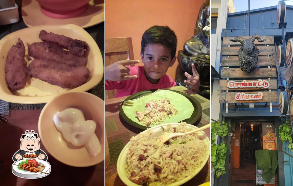 Food at Senkattu Biriyani