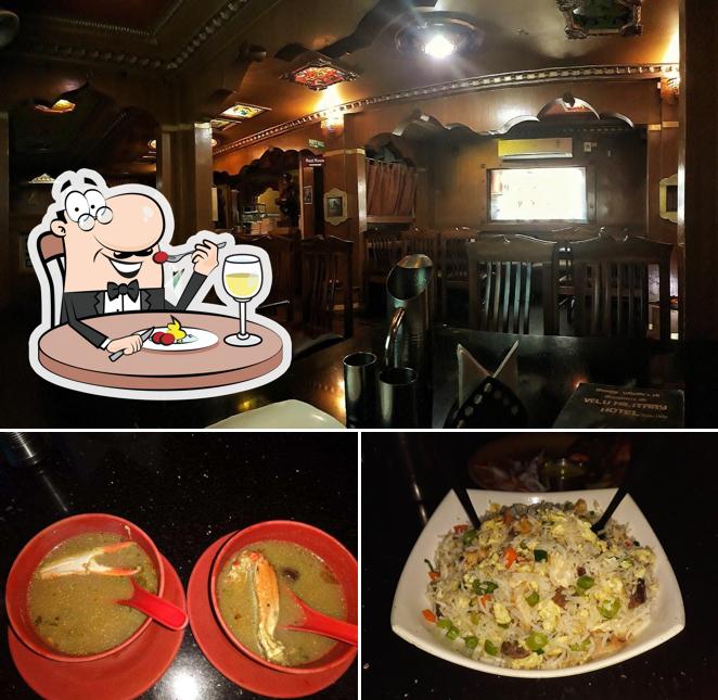 Food at Velu Military Hotel
