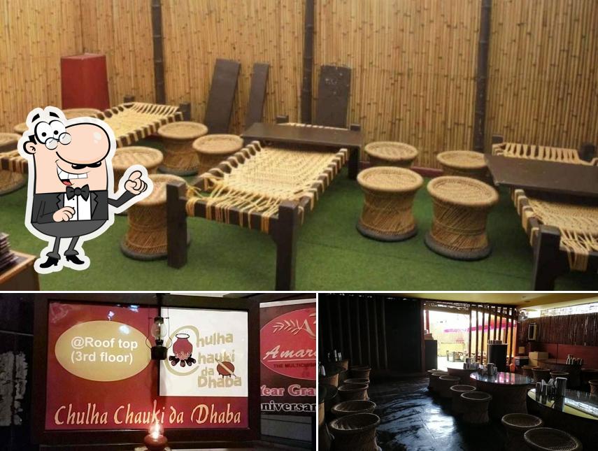 The interior of Chulha Chauki Da Dhaba - Authentic North Indian Food AECS Layout