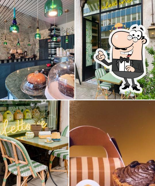 Gli interni di Cafettone