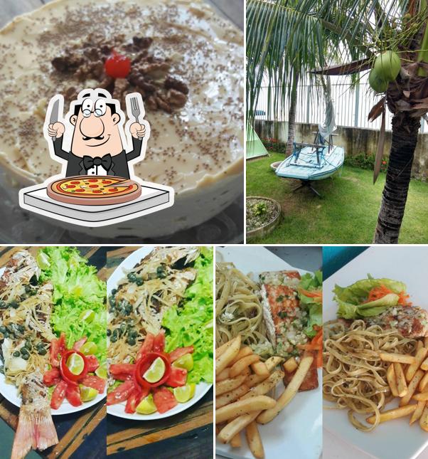 Peça pizza no Francisca's Restaurante e Pousada