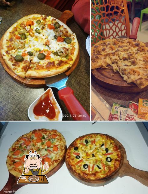 Pick pizza at IFC Restaurant
