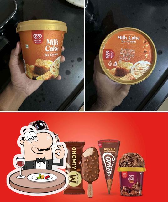 Food at Kwality Wall’s Ice Cream and More