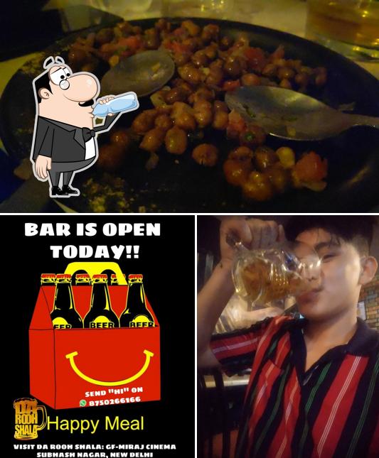 Check out the image showing drink and food at DAROOH SHALA