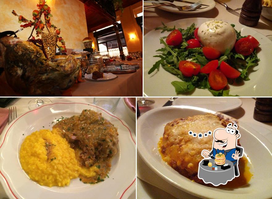 Platti al Osteria delle Corti