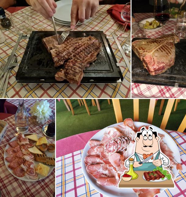 Prova i un pasto a base di carne a Al Rustico