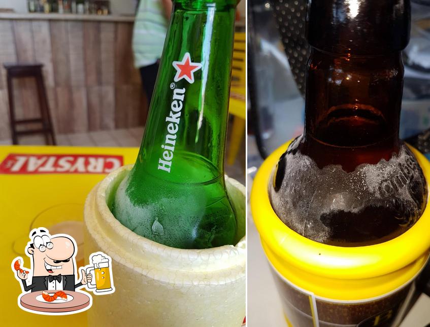 Você pode tomar um copo de cerveja leve ou escura
