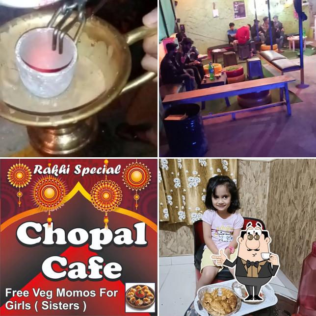 CHAI CHOPAL serves a selection of drinks