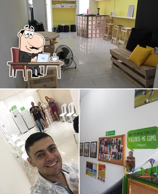 O interior do Espaço Vida Saudável Grazi e Juan