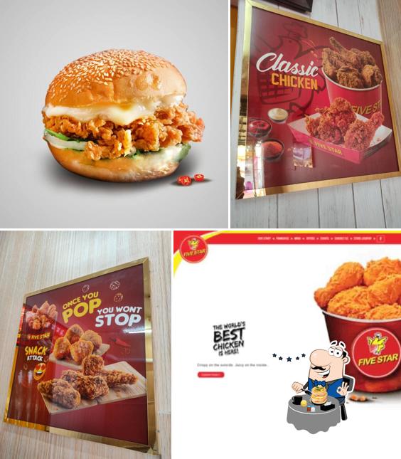 Pulled pork sandwich at FIVE STAR