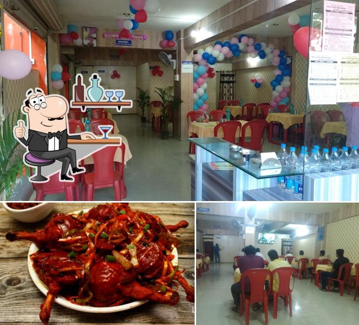 The picture of interior and seafood at Hotel Shree Laxmi Gharguti Khanawal (Veg & Non Veg)