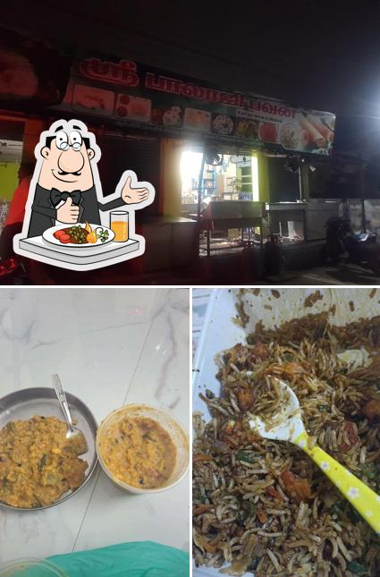 Check out the photo depicting food and bar counter at Hotel Sri Balaji Bhavan restaurent