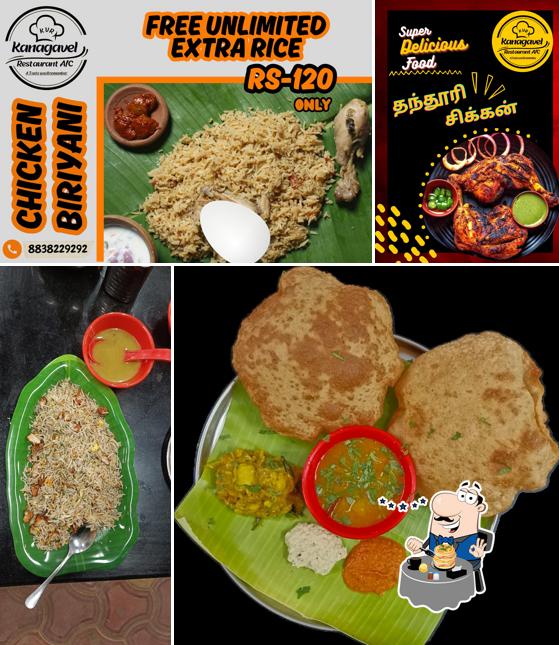 Meals at kanagavel restaurant