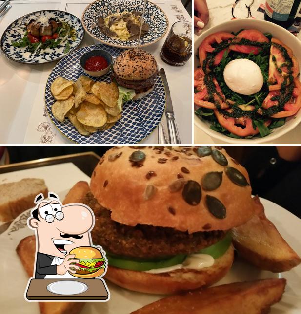 la buvette offre un'ampia selezione di opzioni per gli amanti dell'hamburger