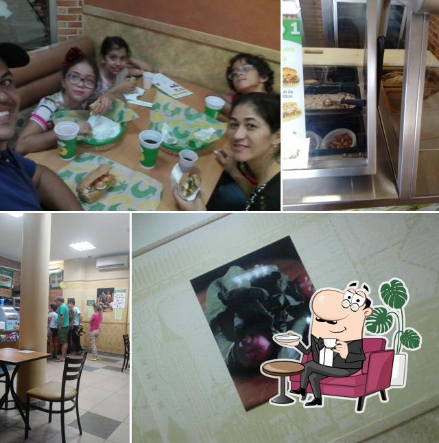 Veja imagens do interior do Subway