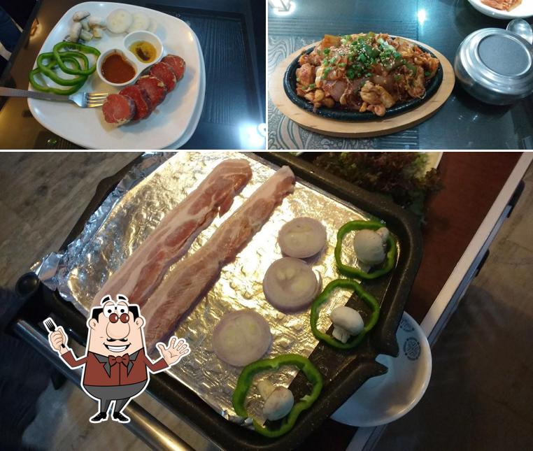 Food at Hi Seoul Korean Restaurant