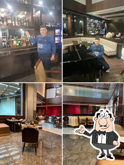 The interior of Bar And Lounge - Ramada Gurgaon Central