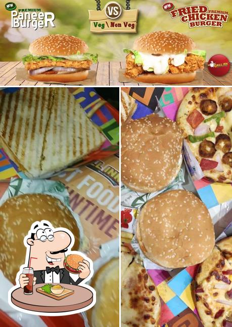 Order a burger at Grill Inn