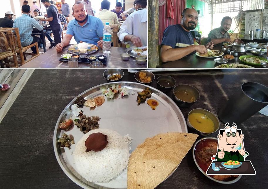Take a look at the image showing food and interior at JOOTIR ADDA (জুতিৰ আড্ডা)