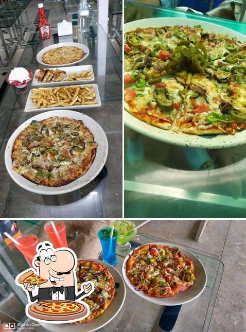 Try out various kinds of pizza