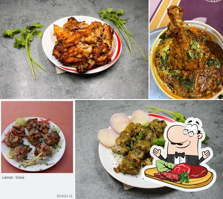 Patiala shahi chicken corner provides meat meals