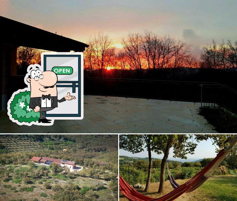 Questa è la immagine che raffigura la esterno e interni di Agriturismo il Porcellino