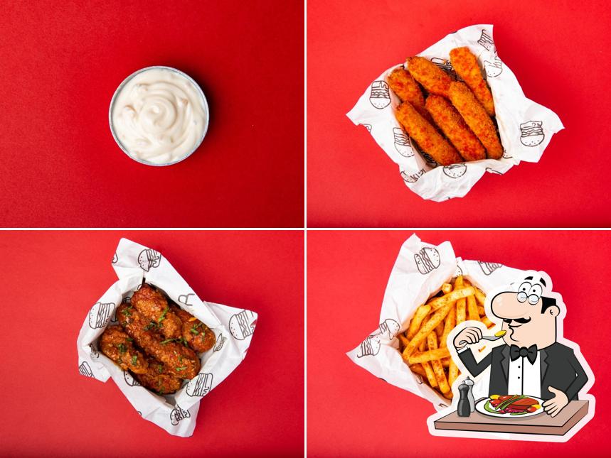 Food at Boss Burger Hauz Khas