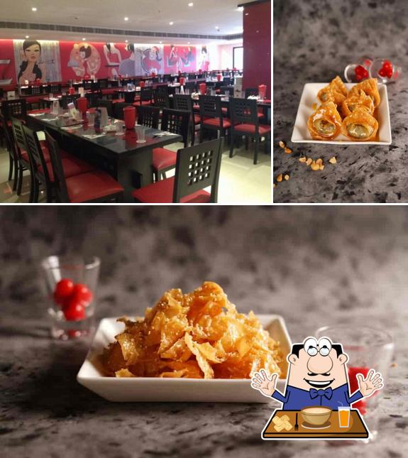 Among different things one can find food and interior at Haka