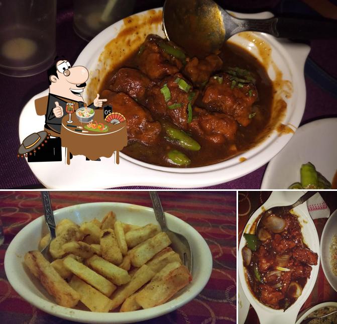Food at Little Dragon Restaurant